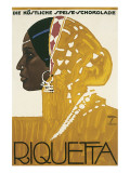 Riquetta Schkolade reproduction procédé giclée par Ludwig Hohlwein