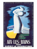Aix-Les-Bains, Savoie Lámina giclée Aix-Les-Bains, Savoie Lámina giclée