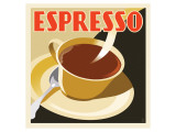 Deco Espresso I Premium giclée print van Richard Weiss Deco Espresso I Premium giclée print van Richard Weiss
