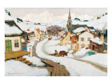 Village in the Laurentians Lámina giclée por Clarence Alphonse Gagnon Village in the Laurentians Lámina giclée por Clarence Alphonse Gagnon