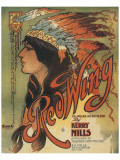 Song Sheet Cover: Red Wing, an Indian Intermezzo by Kerry Mills Lámina giclée Song Sheet Cover: Red Wing, an Indian Intermezzo by Kerry Mills Lámina giclée