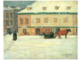 Winter Scene Lámina giclée por James Wilson Morrice
