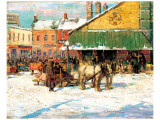 Byward Market, Ottawa Premium Giclee-trykk av Franklin Brownell