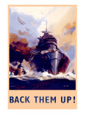 Back Them Up! Floatplanes and Warships Lámina giclée de primera calidad Back Them Up! Floatplanes and Warships Lámina giclée de primera calidad