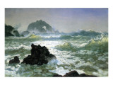 Seal Rock, California reproduction procédé giclée par Albert Bierstadt