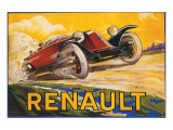 Renault Premium Giclee-trykk av De Bay