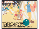 The Belgian Coast Lámina giclée por Frank Newbould