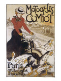 Motocicletas Comiot Lámina giclée por Théophile Alexandre Steinlen Motocicletas Comiot Lámina giclée por Théophile Alexandre Steinlen