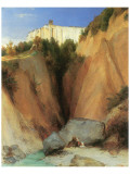 The Santa Scolastica Monastery Premium Giclee-trykk av Carl Blechen The Santa Scolastica Monastery Premium Giclee-trykk av Carl Blechen