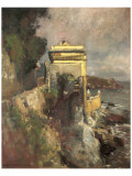 Villa near the Sea Premium Giclee-trykk av Eugen Bracht