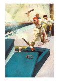 Then The Real Fight Began Ensiluokkainen giclee-vedos tekijänä Howard Pyle Then The Real Fight Began Ensiluokkainen giclee-vedos tekijänä Howard Pyle