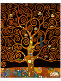 Under the Tree of Life Premium giclée print van Gustav Klimt Under the Tree of Life Premium giclée print van Gustav Klimt