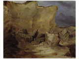 Chalk Rocks of Ruegen Giclée-Premiumdruck von Carl Blechen