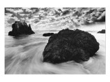 Water Movements, Malibu, California Premium Giclee Print