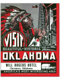 Visit Beautiful Historic Oklahoma Lámina giclée Visit Beautiful Historic Oklahoma Lámina giclée
