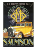 La Precision du Moteur d'Aviation Salmson Premium Giclee Print by G. Kow