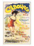 Cabourg, La Plus Belle Plage reproduction procédé giclée
