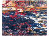The Red Maple Premium Giclee Print by A. Y. Jackson