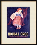 Nougat Croc Framed Giclee Print by A. Cometti