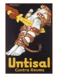 Untisal Contra Reuma Lámina giclée por Achille Luciano Mauzan