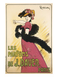 Les Parfums de J. Davier Lámina giclée por Leonetto Cappiello Les Parfums de J. Davier Lámina giclée por Leonetto Cappiello