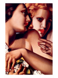 Filles et Lilas Wydruk giclee premium autor Tamara de Lempicka Filles et Lilas Wydruk giclee premium autor Tamara de Lempicka