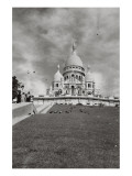 On the Stairs of Montmartre, Paris reproduction procédé giclée