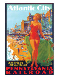 Atlantic City, America's All Year Resort reproduction procédé giclée par Edward M. Eggleston