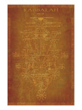 Parchment Kabbalah Impressão giclée premium Parchment Kabbalah Impressão giclée premium
