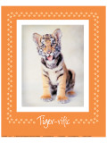 Tigrerífico Lámina giclée de primera calidad por Rachael Hale