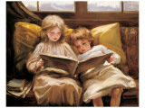 Interessante Geschichte Giclée-Premiumdruck von Laura Muntz Lyall