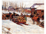 At the Mill Giclee Print by Rita Mount