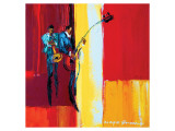 High Note Premium Giclee Print by Maya Green