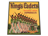 King's Cadets Brand California Green Asparagus Giclee Print