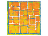 Blue Over Orange Giclée-Premiumdruck von Carmine Thorner