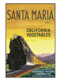 Santa Maria Brand California Vegetables Giclee Print Santa Maria Brand California Vegetables Giclee Print