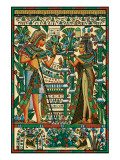Tutankhamun and Ankhesenamun Giclee Print