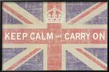 Keep Calm and Carry On (Union Jack) Arte por Ben James Keep Calm and Carry On (Union Jack) Arte por Ben James