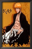 Bleach - Japanese Style Ichigo Kurosaki Orange Posters