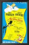 My Fair Lady - Broadway Poster , 1956 Print