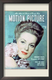 Maureen O'Hara - Motion Picture Magazine Cover 1940's Print
