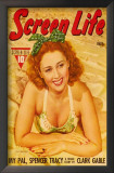 Joan Blondell - Screen Life Magazine Cover 1930's Print
