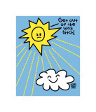 Get Out Of Way Sun Affiche par Todd Goldman