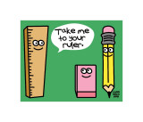 Take Me To Ruler Poster by Todd Goldman