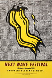 Next Wave Festival Poster von Roy Lichtenstein