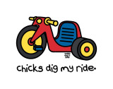 Chicks Dig My Ride Posters by Todd Goldman