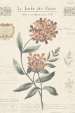 Le Jardin des Fleurs II Prints by Maria Mendez