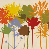 Colorful Bloom I Art by Erin Lange