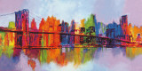 Abstract Manhattan Plakater af Brian Carter Abstract Manhattan Plakater af Brian Carter
