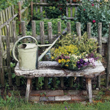 Garden of Yesteryear Art by Janne Peters